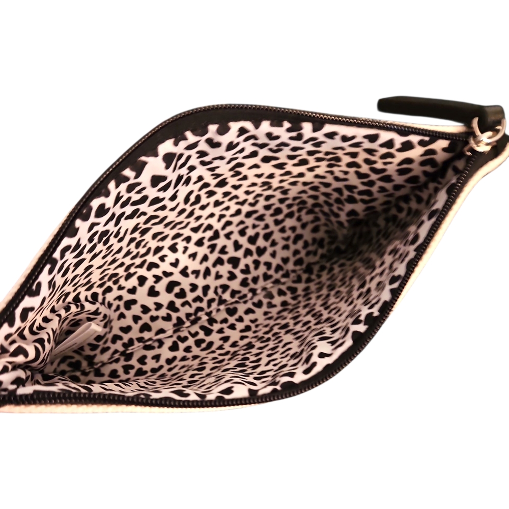 BRIGHTON Beige and Black LOVE Clutch - Picture 4 of 5